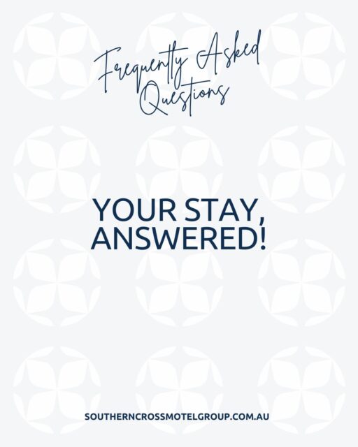 Planning your next stay? We’ve answered some of our most frequently asked questions ✨

From booking direct to check-in times and group stays, our friendly teams across Southern Cross Motel Group are here to make your visit simple and comfortable.

Book your stay today or contact our reservations team for assistance.

📞 1300 979 746
📧 reservations@southerncrossmotelgroup.com.au
🌐 southerncrossmotelgroup.com.au

NSW - Narrabri, Dubbo, Parkes, Lithgow
QLD - Cloncurry, Mackay, Rockhampton, Gladstone, Bundaberg, Chinchilla, Maryborough
NT - Tennant Creek