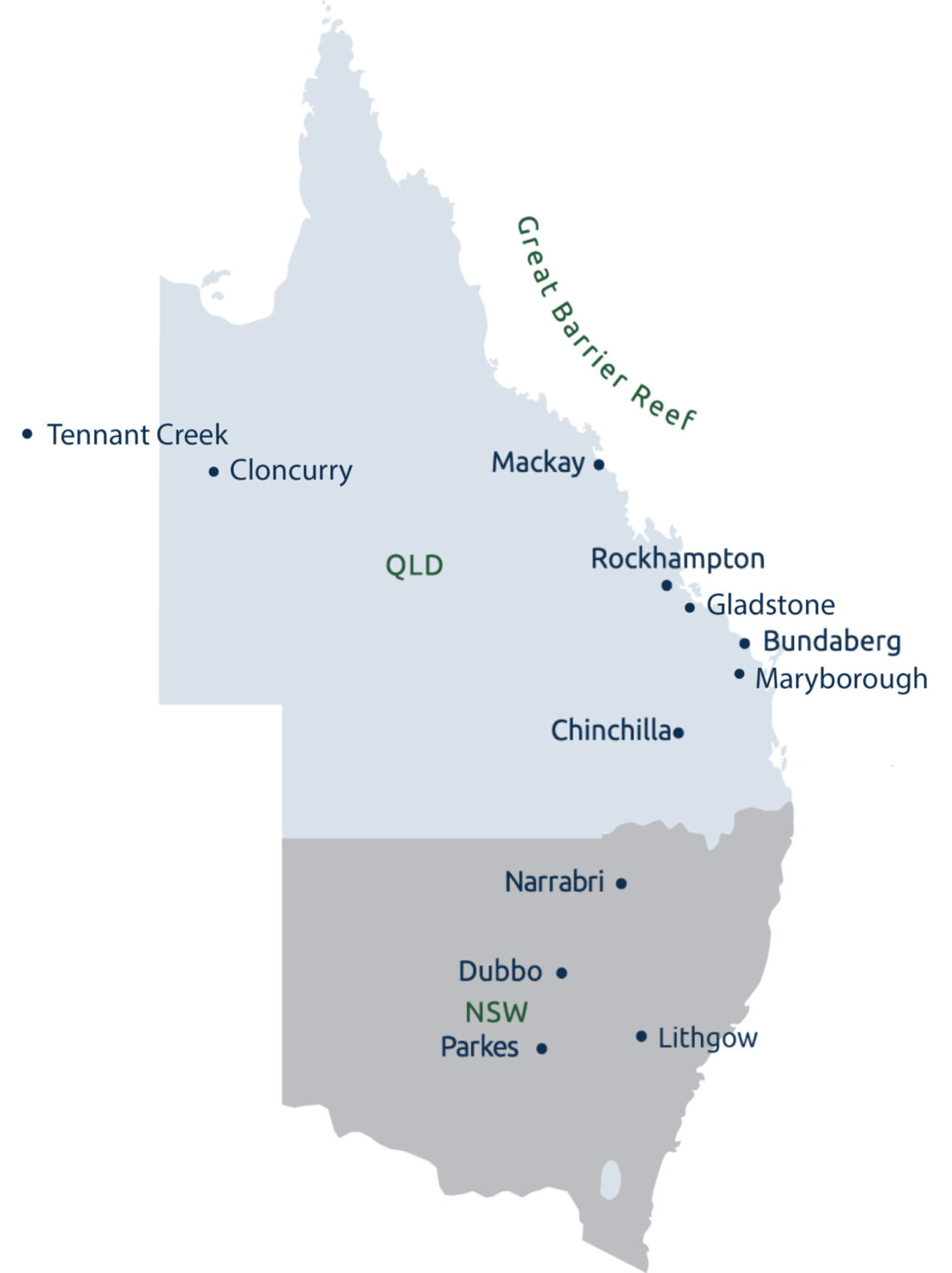 Location Map of Motels