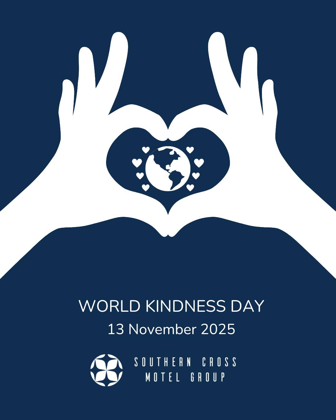At Southern Cross Motel Group, we celebrate World Kindness Day, a reminder to spread compassion, goodwill, and positivity wherever we go 💛✨